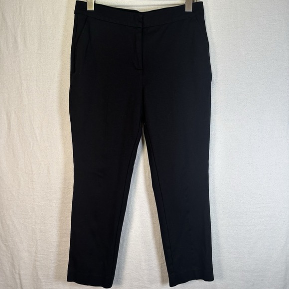 Banana Republic Pants - Banana Republic Women's Dress Pants Ankle Size 8 Black Flat Front